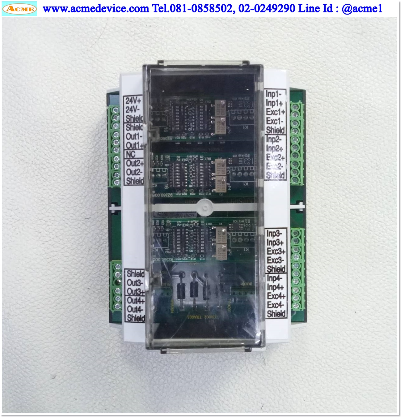 Multichannel Amplifier burster รุ่น 9236-V300, Load Cell 3 channels, Voltage output -5 to 5V / -10 to 10V