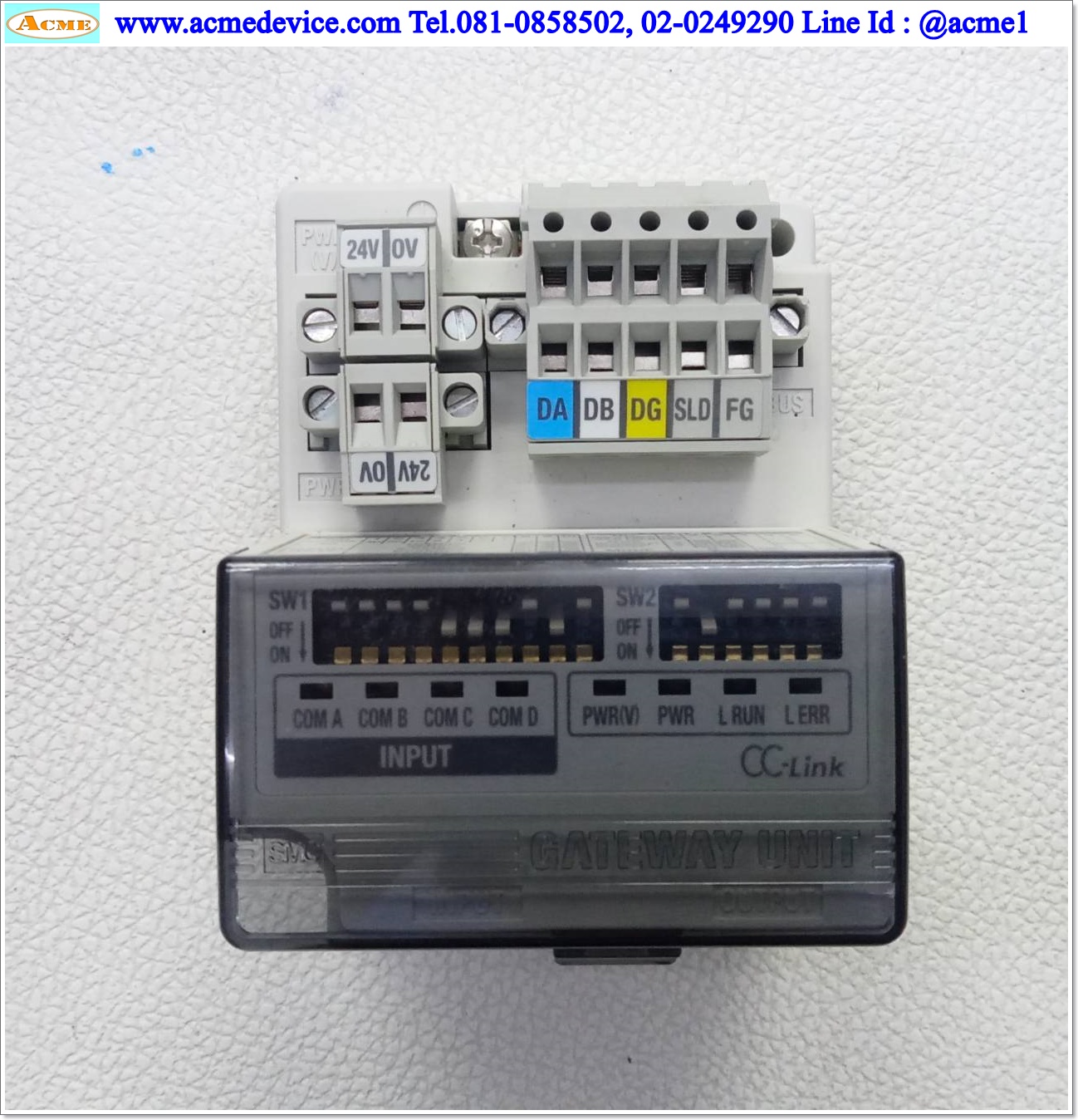 INTERFACE UNIT SMC รุ่น EX510-GMJ1, CC-Link, 24Vdc