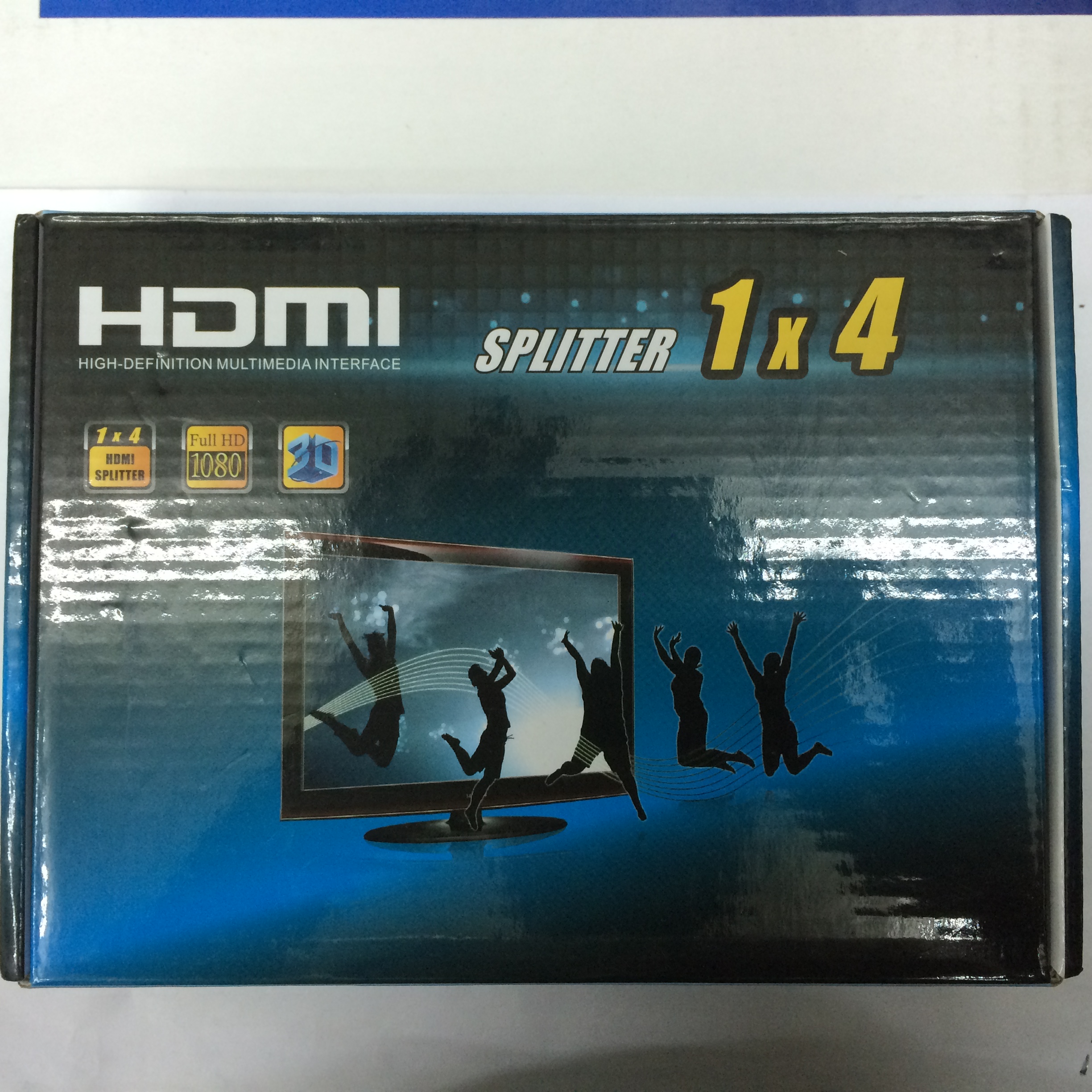 HDMI (V1.4 รองรับ 3D) Splitter 4 Port + Adapter