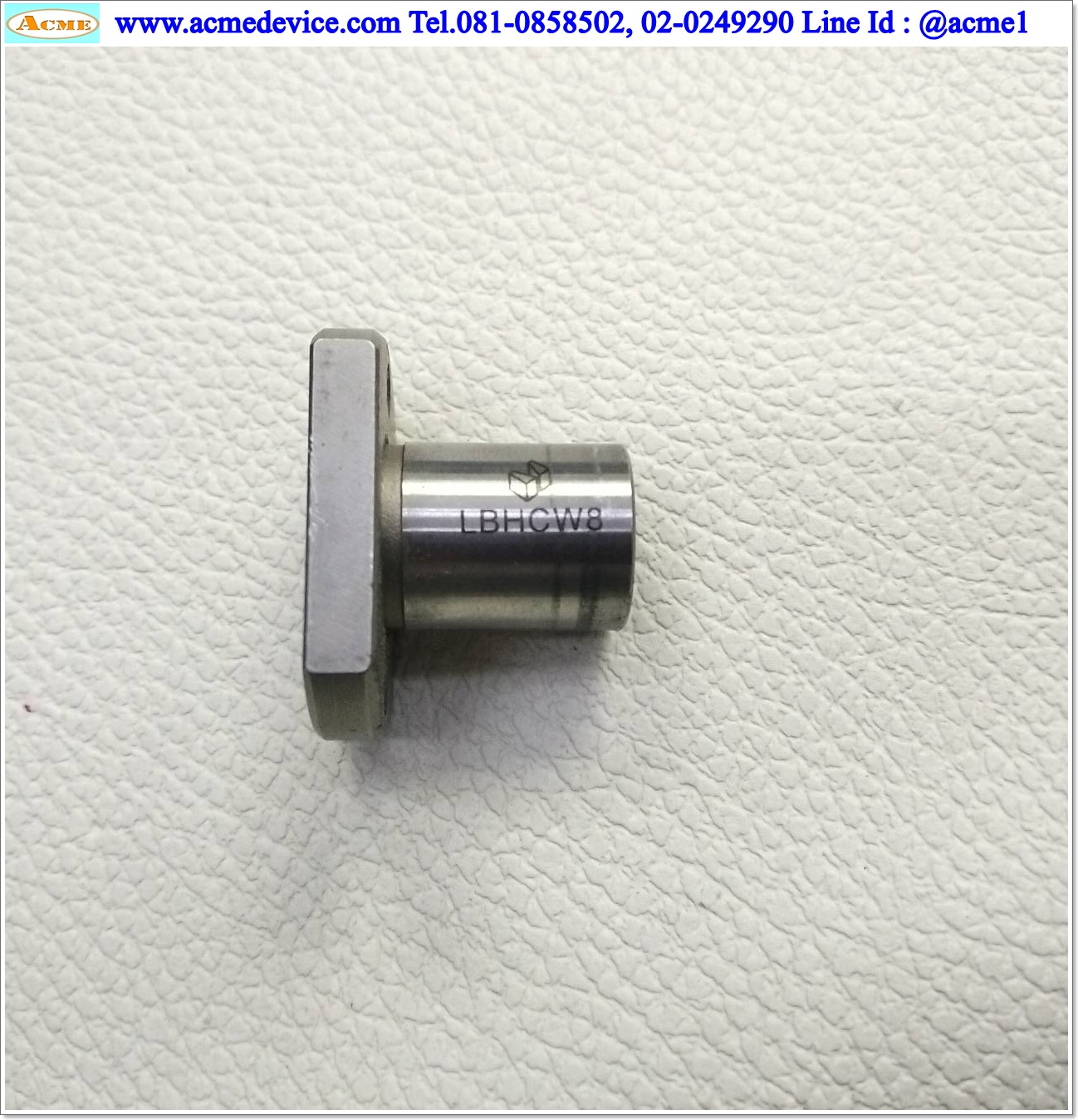 Linear Bushing Misumi รุ่น LBHCW8, Dia 8 mm., OD 15 mm., L 24 mm.