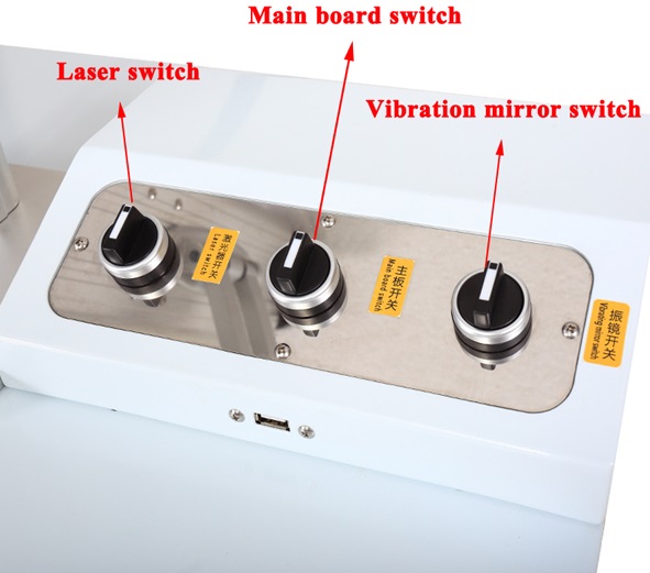 ไฟเบอร์ออฟติกส์เลเซอร์ มาคกิ้งและแกะสลัก S005 50W 300x300mm