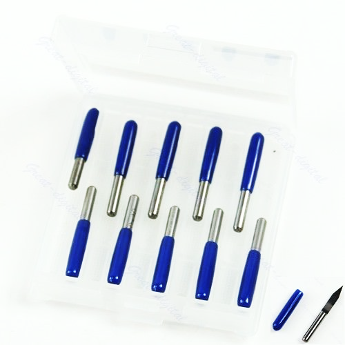 10pcs ดอก Engraving คาไบด์ 10 ดอก ขนาด 3.175mm. 30องศา