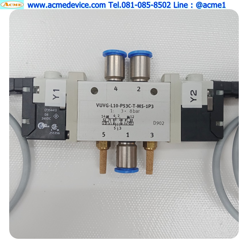Solenoid Valve Festo รุ่น VUVG-L10-P53C-T-M5-1P3