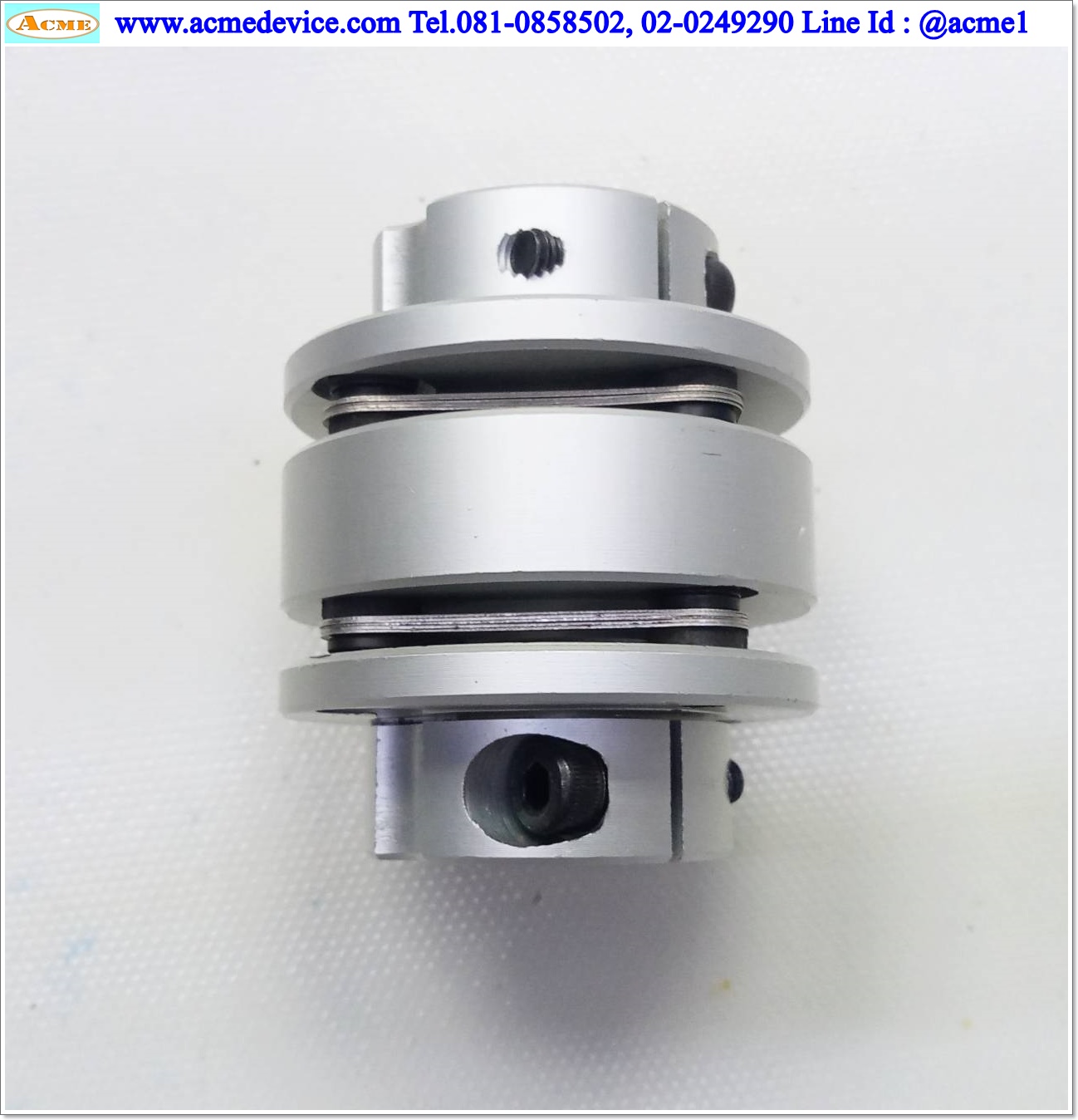 Coupling ขนาด ID 9/15mm, OD 44mm, L 50mm, Disc Coupling