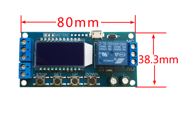 module delay power off disconnect trigger delay cycle timing circuit XY-LJ02
