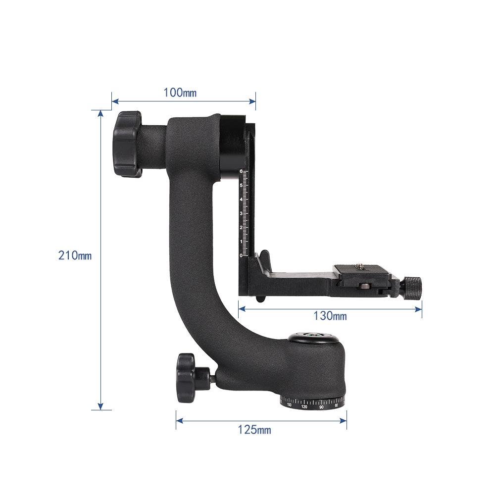 หัวบอลขาตั้งกล้องสำหรับถ่ายนก กีฬา รองรับกล้องที่มีน้ำหนัก 20 กิโลกรัม
