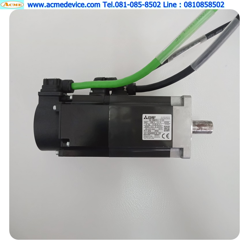 Servo Drive Mitsibishi รุ่น MR-JE-40B & Motor HG-KN43BJ-S100, 400W