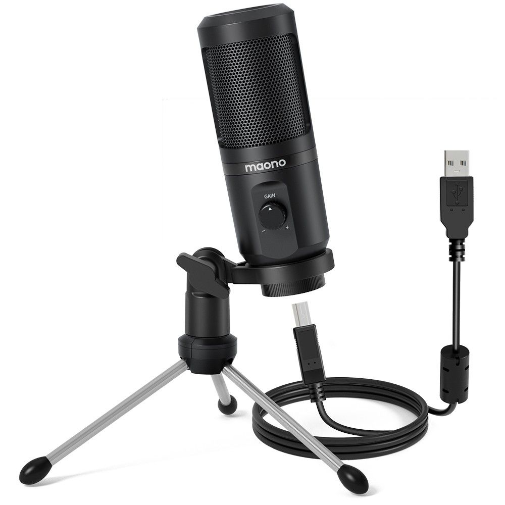 ชุดไมโครโฟน MAONO AU-PM461TR Portable USB Microphone Kit ประกันศูนย์ 1 ปี [By Order รอ 3-4วัน]