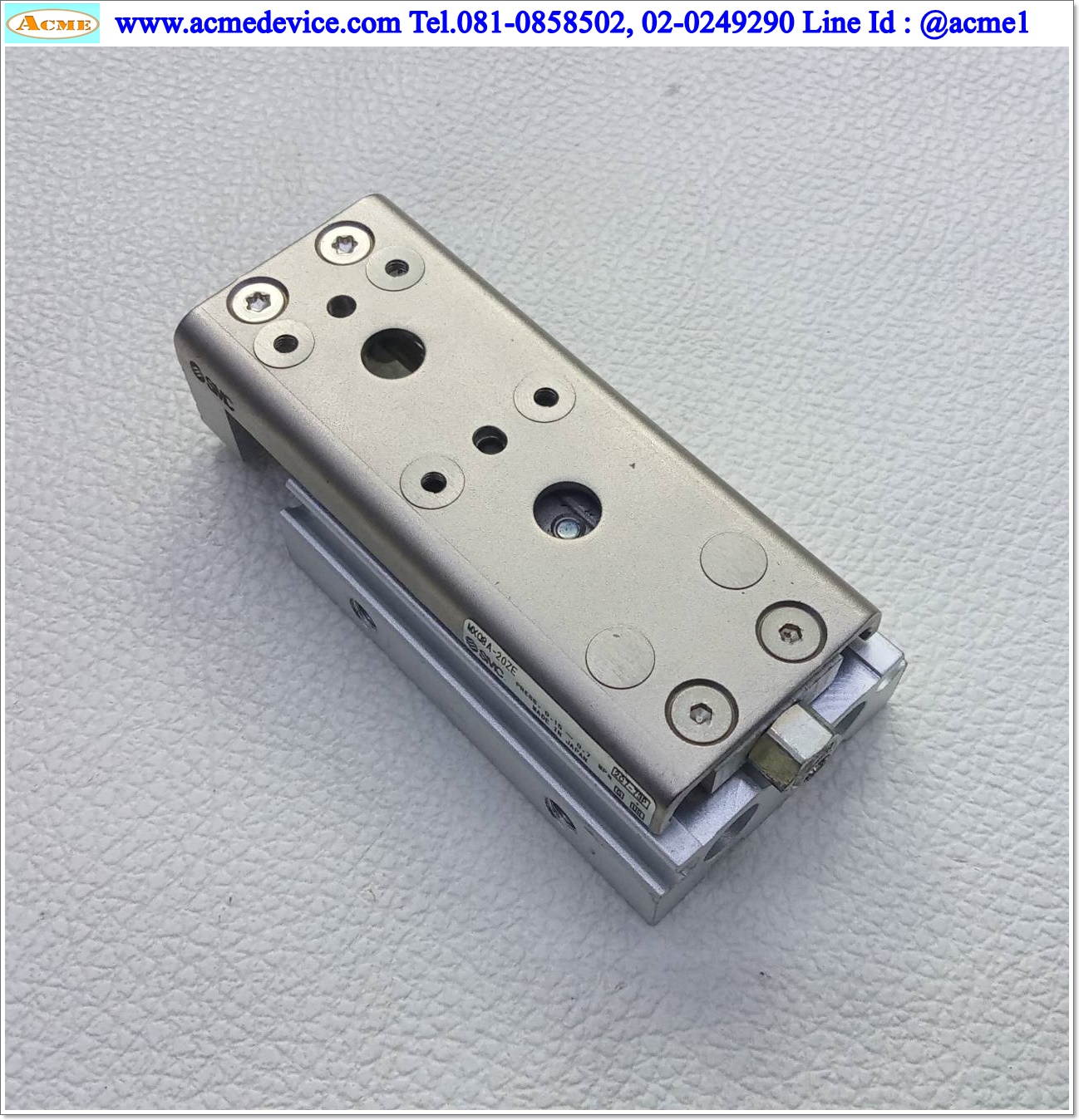 Guider Cylinder SMC รุ่น MXQ8A-20ZE, Bore 8 mm., Stroke 20 mm.