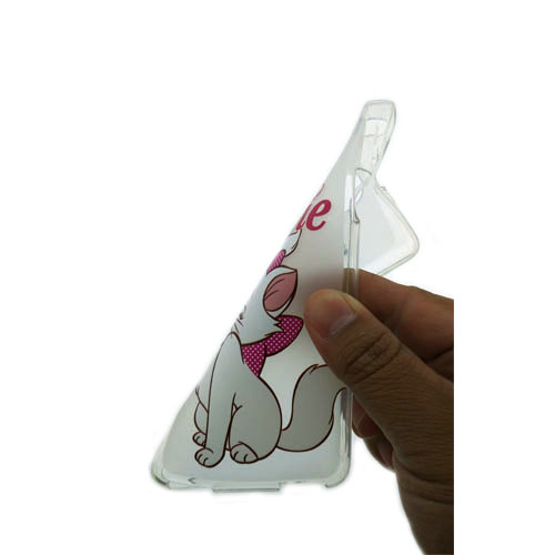 เคสฝาหลัง LENOVO Vibe P1m ซิลิโคนใสแท้ ลายแมว marie