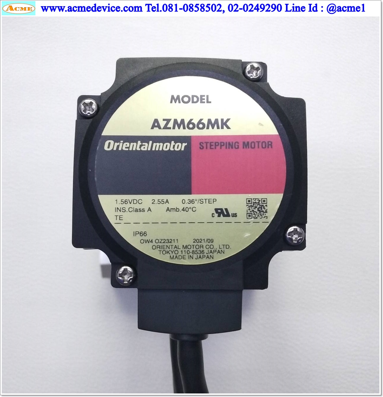Closed Loop Stepper Oriental รุ่น ARD-KED & Motor AZM66MK, 2.55A, 24V