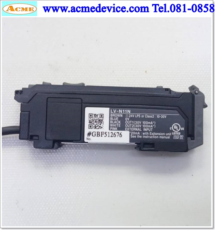 Laser Keyence รุ่น LV-N11N & LV-S41L, ระยะ 120 to 480 mm., NPN (ไม่มีฝา)