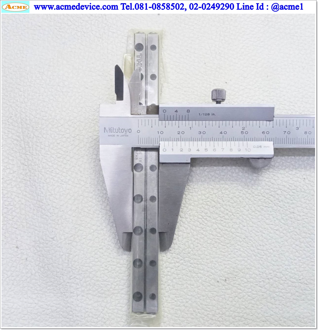 Crossed Roller Guide THK รุ่น VR3M-225HX23Z, 2135T, ขนาด 12 x 140mm., Stroke 90 mm.
