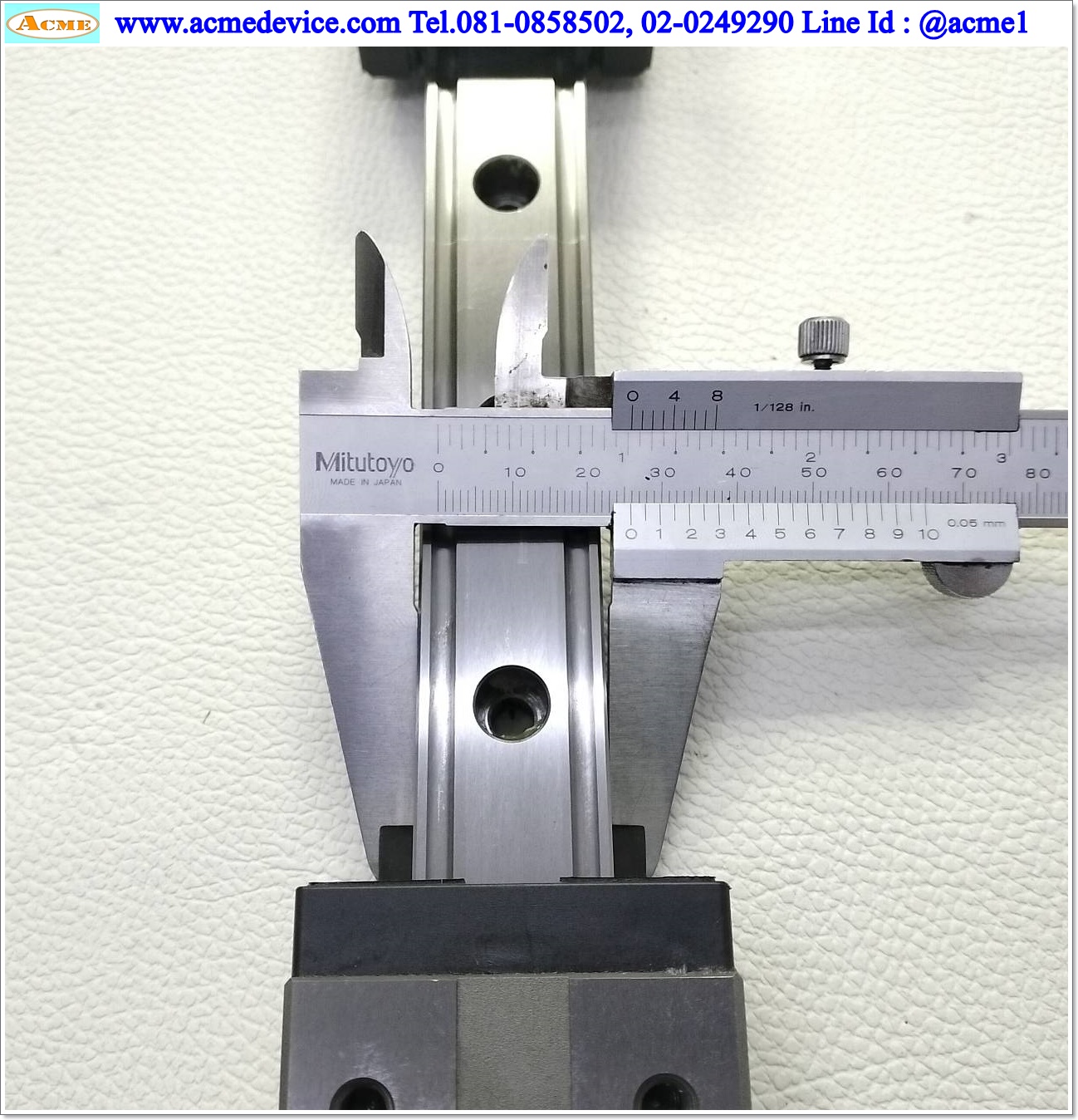 Linear Block and Rail THK รุ่น SNS25, รางสไลด์ขนาด 25 mm. x 350 mm. ( 2 Block )