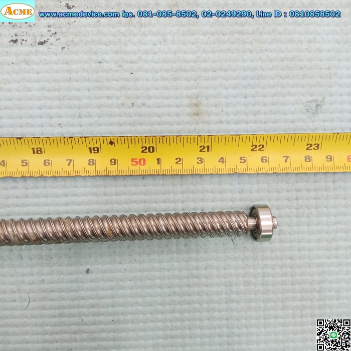 Ball Screw ขนาดเพลา 12 mm.x 565 mm., Stroke 415 mm., Pit 16 mm.