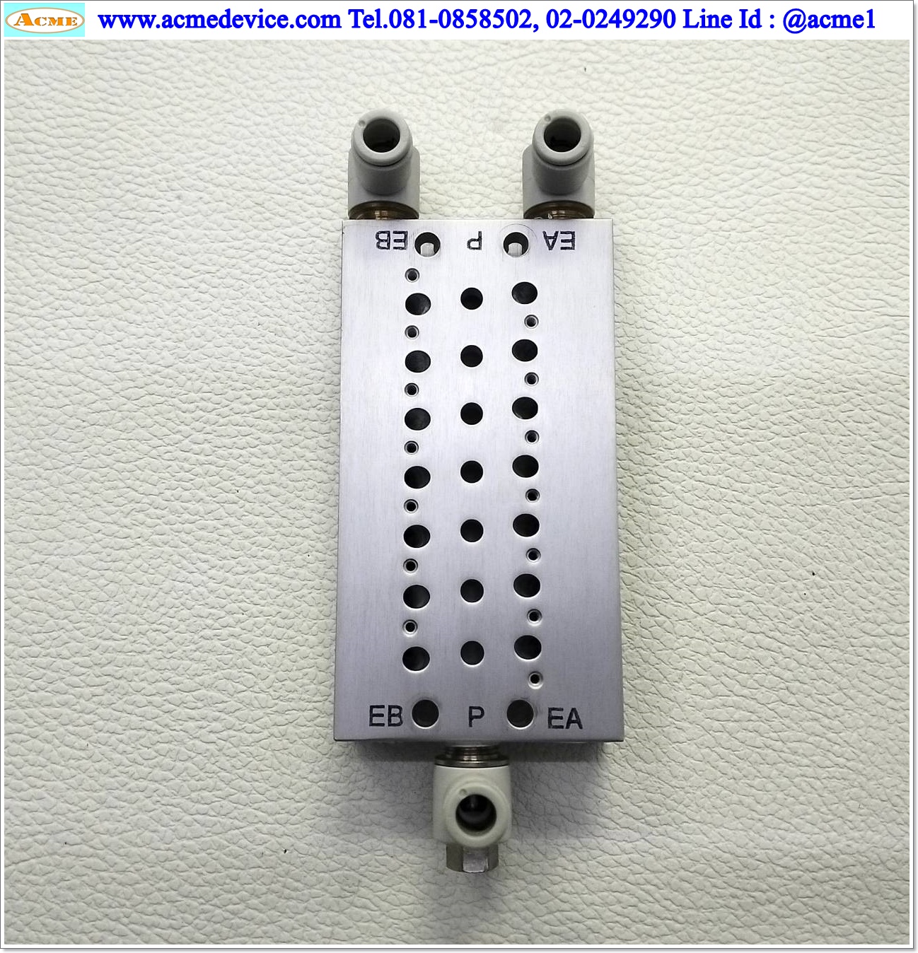 Manifold SMC รุ่น SS5Y3-20-07, 7 station, for Solenoid SY3