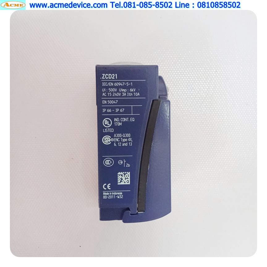 Limit Switch Telemecanique รุ่น ZCD21, 240Vac