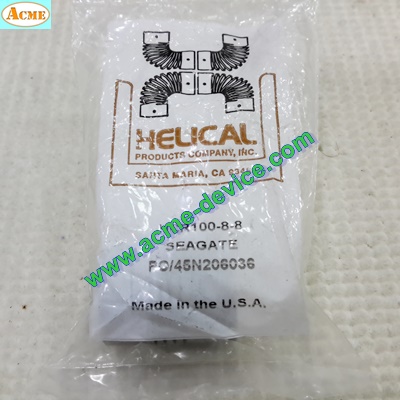 Coupling HELICAL ขนาด ID 6.25/6.25mm, OD 26mm, L 32mm, Stainless, HCR100-8-8