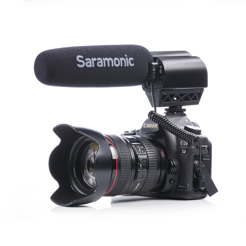 Saramonic Vmic Pro Super Directional Video Condenser Microphone For DSLR Cameras and Video Cameras