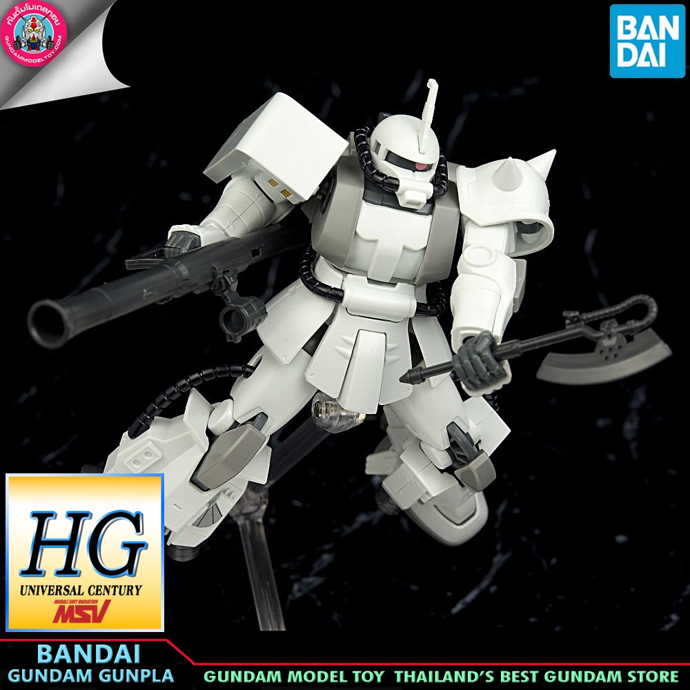 BANDAI HG ZAKU II SHIN MATSUNAGA CUSTOM โมเดล กันดั้ม กันพลา PS TOYLAND HGUC