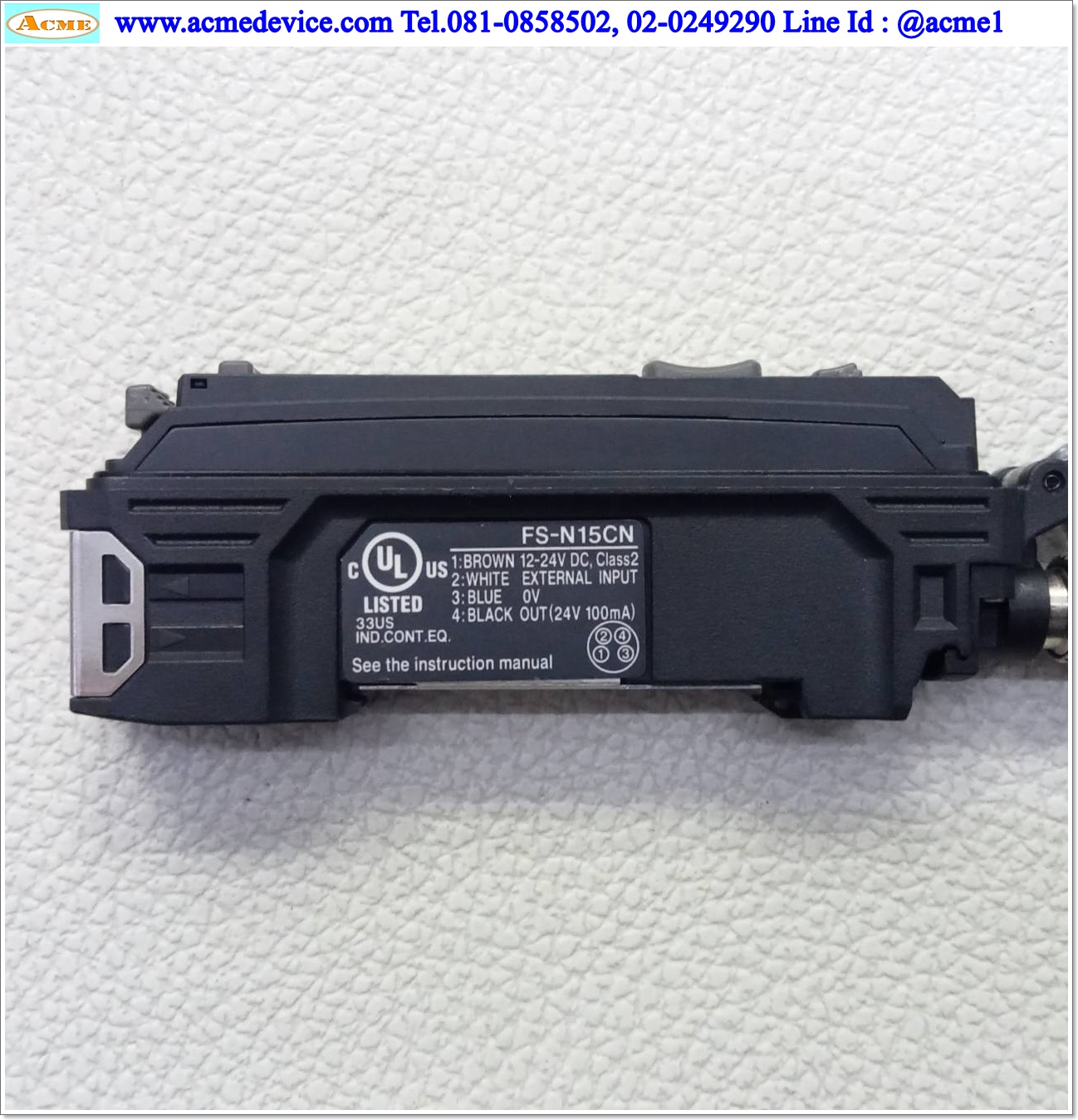 Fiber Amp Keyence รุ่น FS-N15CN, NPN
