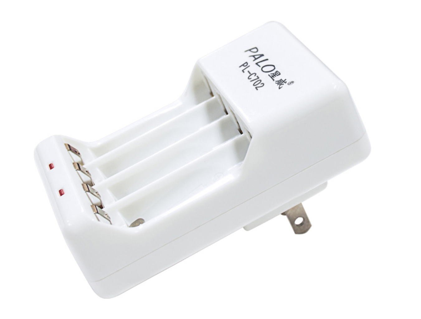แท่นชาร์จพร้อมถ่านชาร์จAAA , AA ยี่ห้อ PALO รุ่น C702 สำหรับไฟLED แฟลชถ่ายภาพ