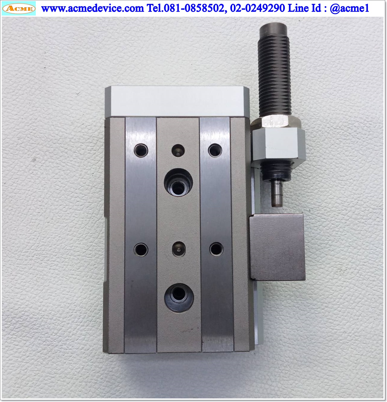 Guided Cylinder SMC รุ่น MXQ20-20, Bore 20 mm., Stroke 20 mm.