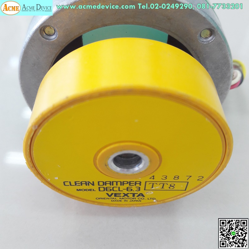 Stepping Motor รุ่น SST55D2C011, Clean Damper VEXTA D6CL-6.3