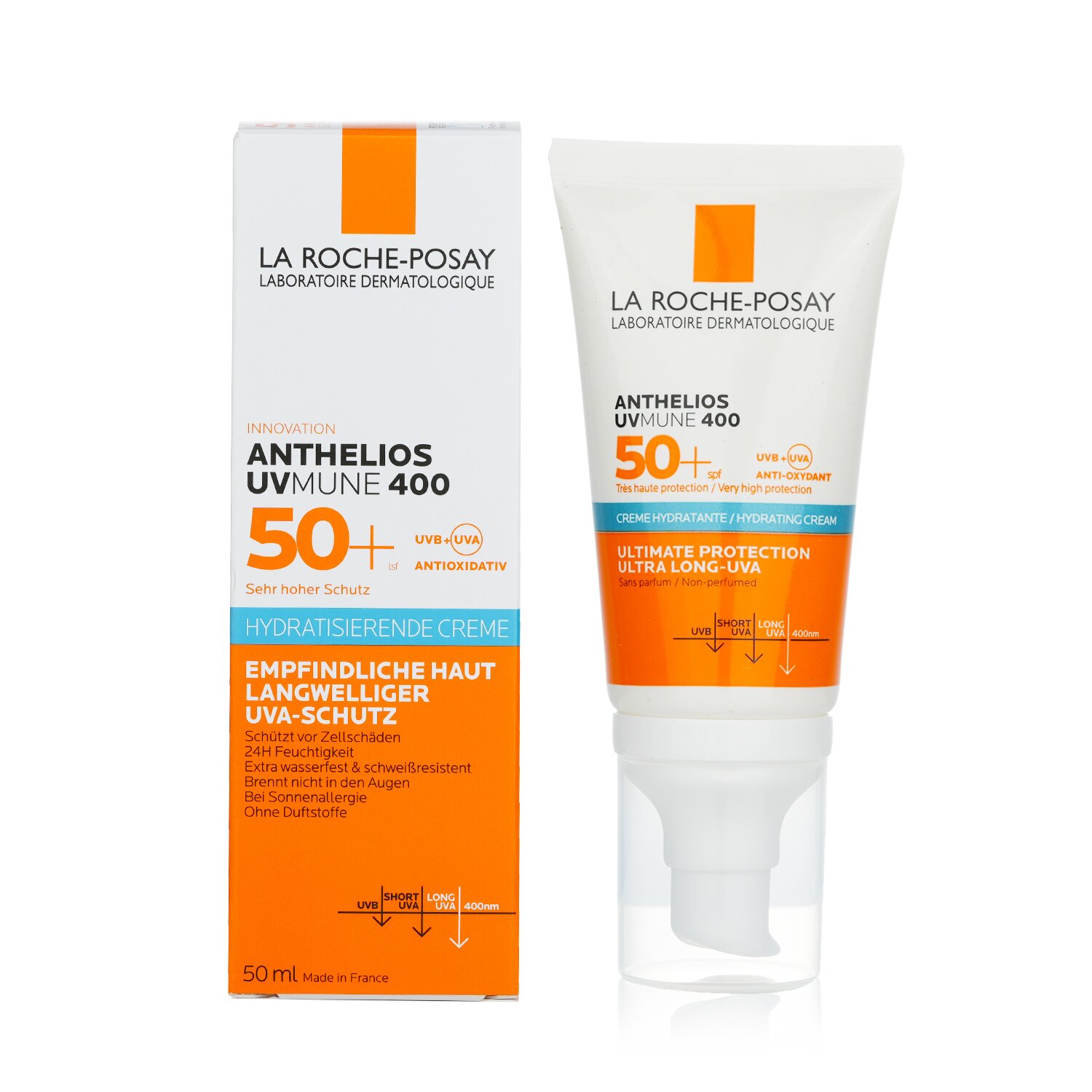 ครีมกันแดดลาโรช La Roche Posay UVmune 400 Hydrate Cream 50ml