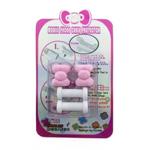 ตัวล็อคกันสายชาร์จขาด/หัก รูปโบว์ (สีขาว)