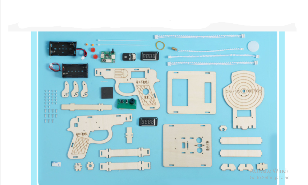 ปืนเลเซอร์พร้อมเป้านับคะแนน