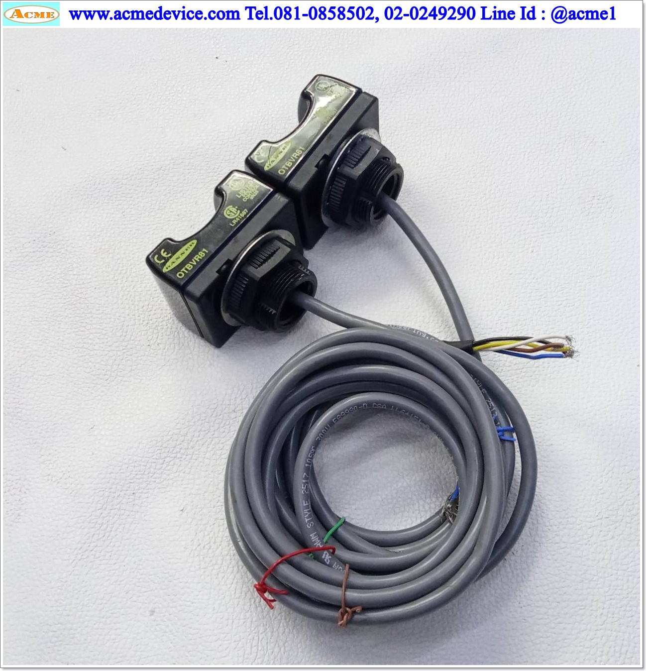 Photoelectric Banner รุ่น OTBVR81, 24V (NO/NC)