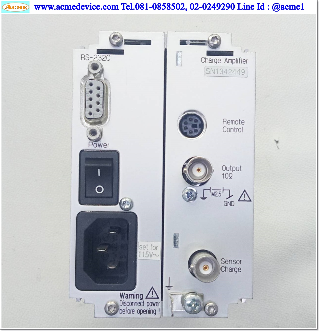 Charge Meter Kistler รุ่น 5015A1010, 5015, 230/115V