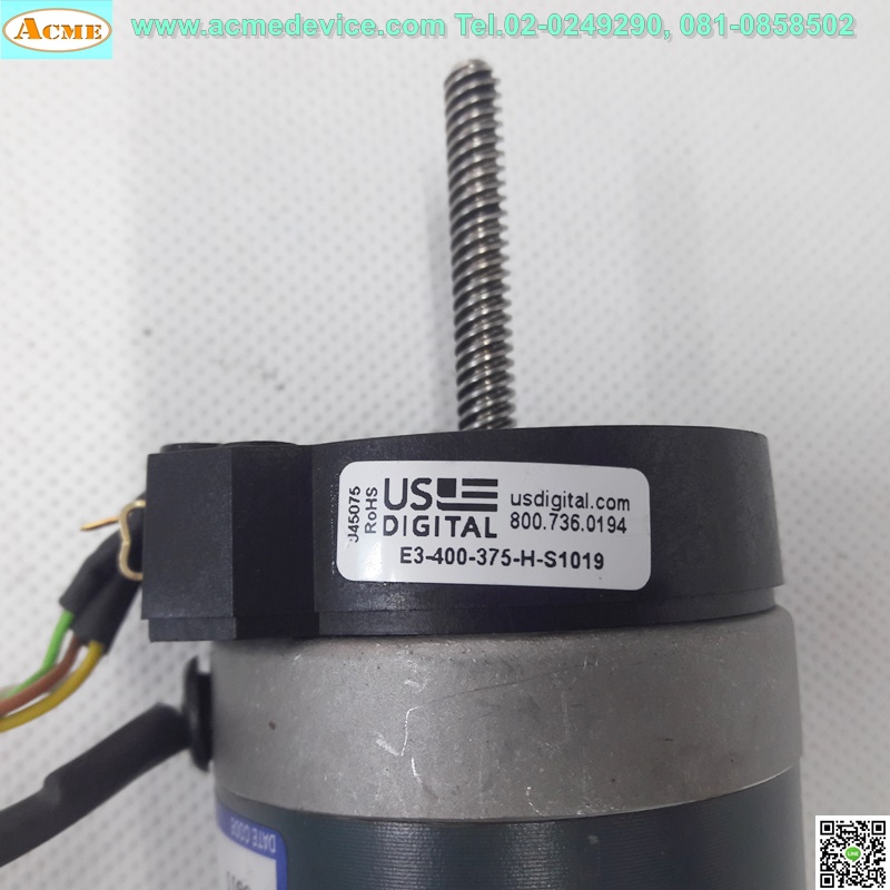 Stepping Motor Actuator Electrocraft รุ่น LA23ECKC-B200R4+E3-400-375-H-S1019, 2A