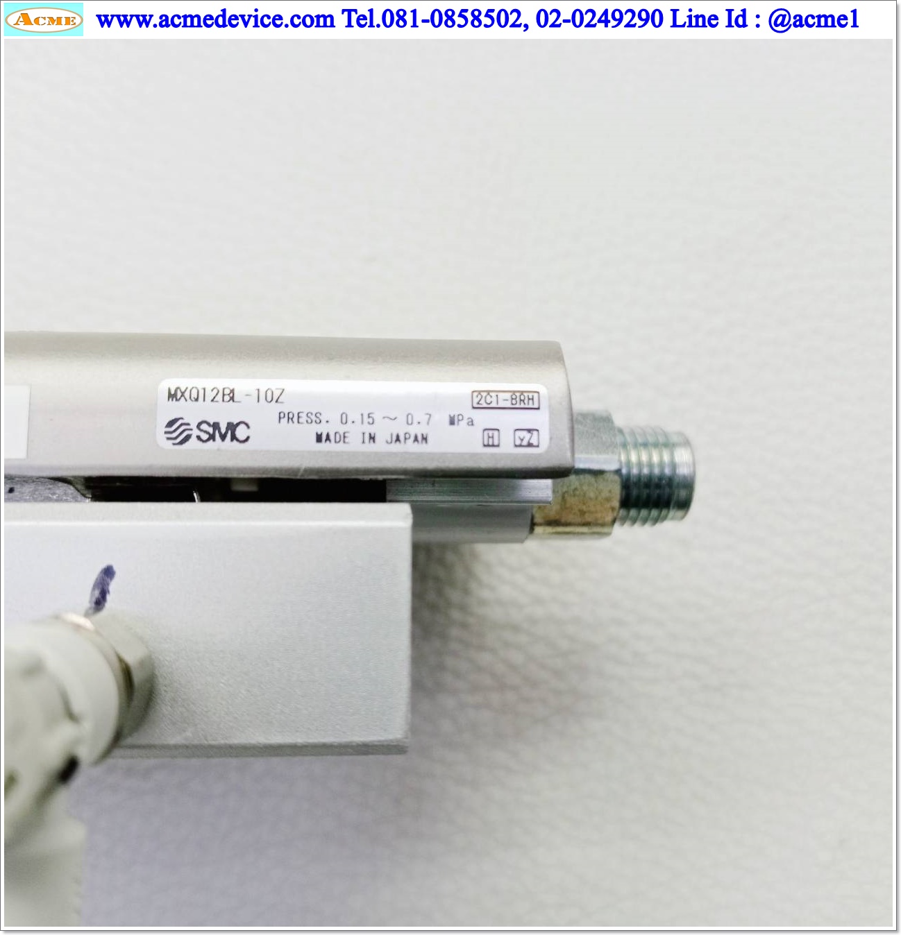 Guider Cylinder SMC รุ่น MXQ12BL-10ZB, Bore 12mm, Stroke 10mm