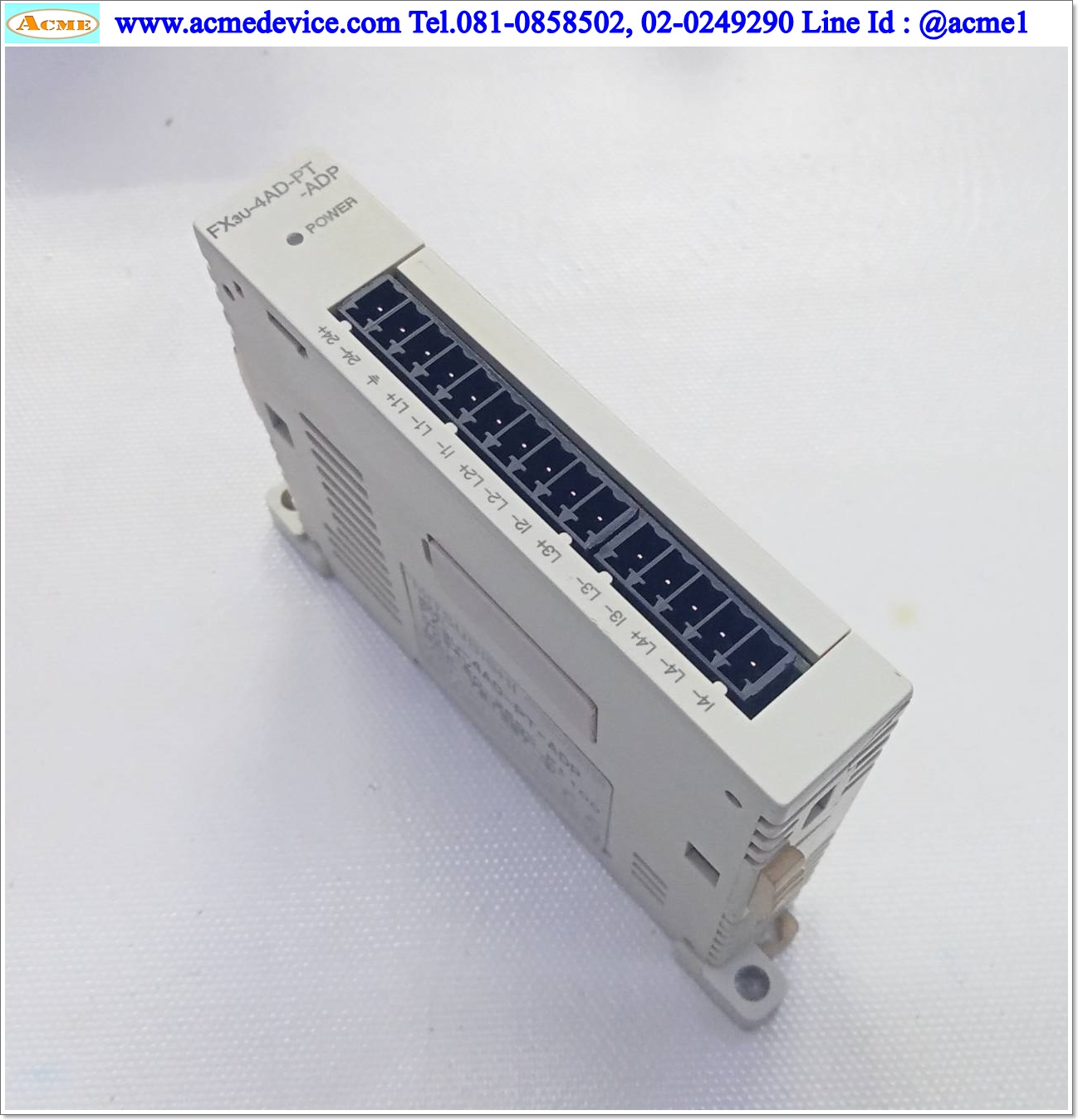 PLC Mitsubishi รุ่น FX3U-4AD-PT-ADP, Temperature Module