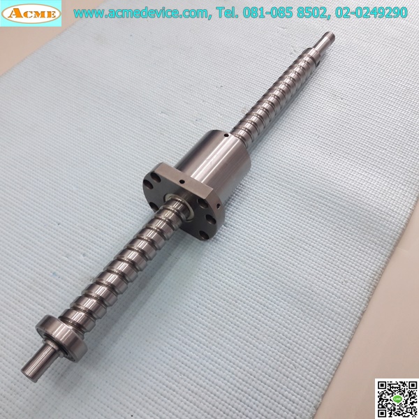 Ball Screw Tsubaki รุ่น 31N-0114-41, เพลาโต 32 mm, ยาว 665 mm, Stroke 410 mm, Pit 15 mm