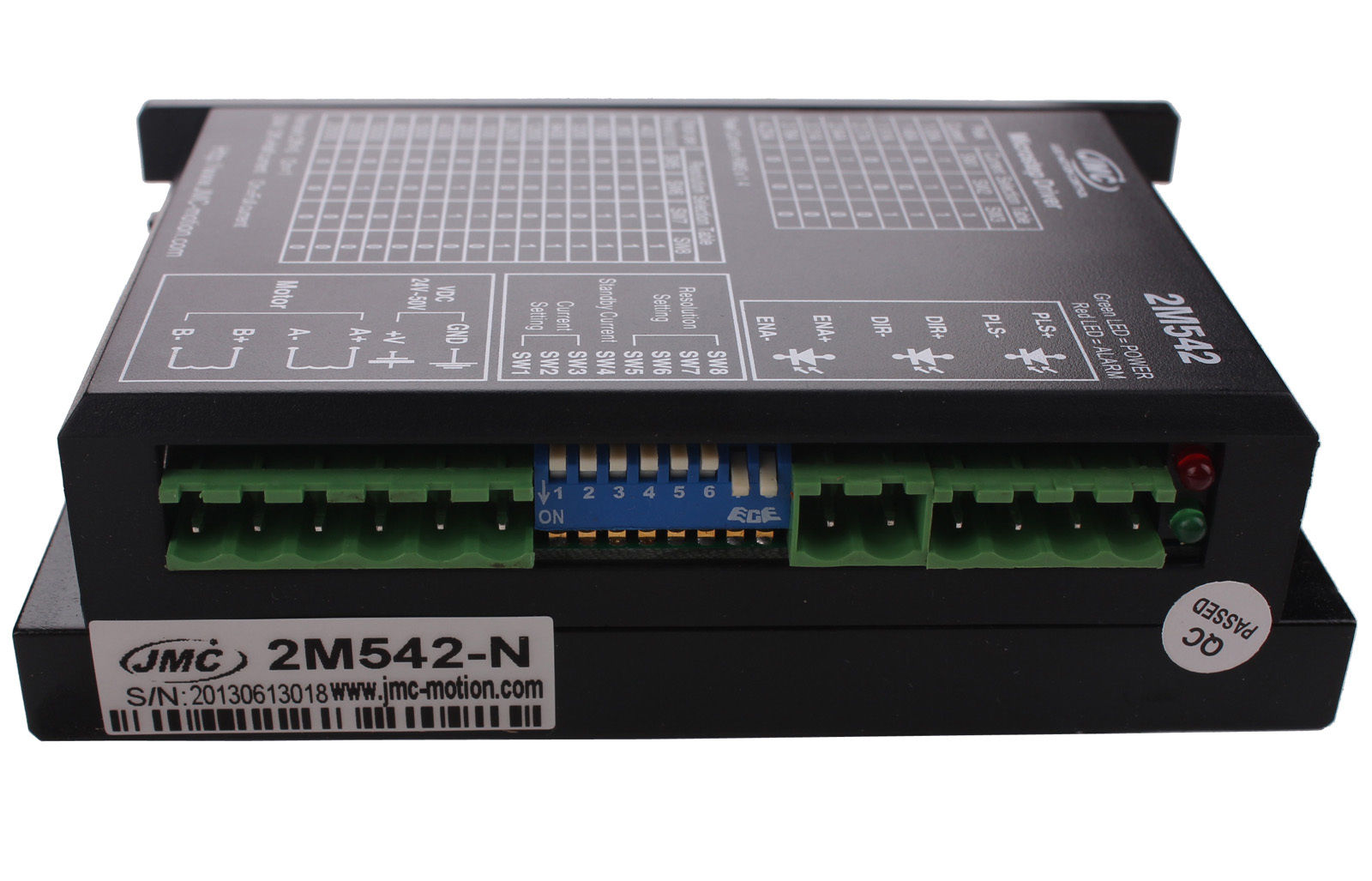 บรอดคอนโทร พร้อมสเปตปิ้งมอเตอร์ 2M542 Stepper Motor Driver Description