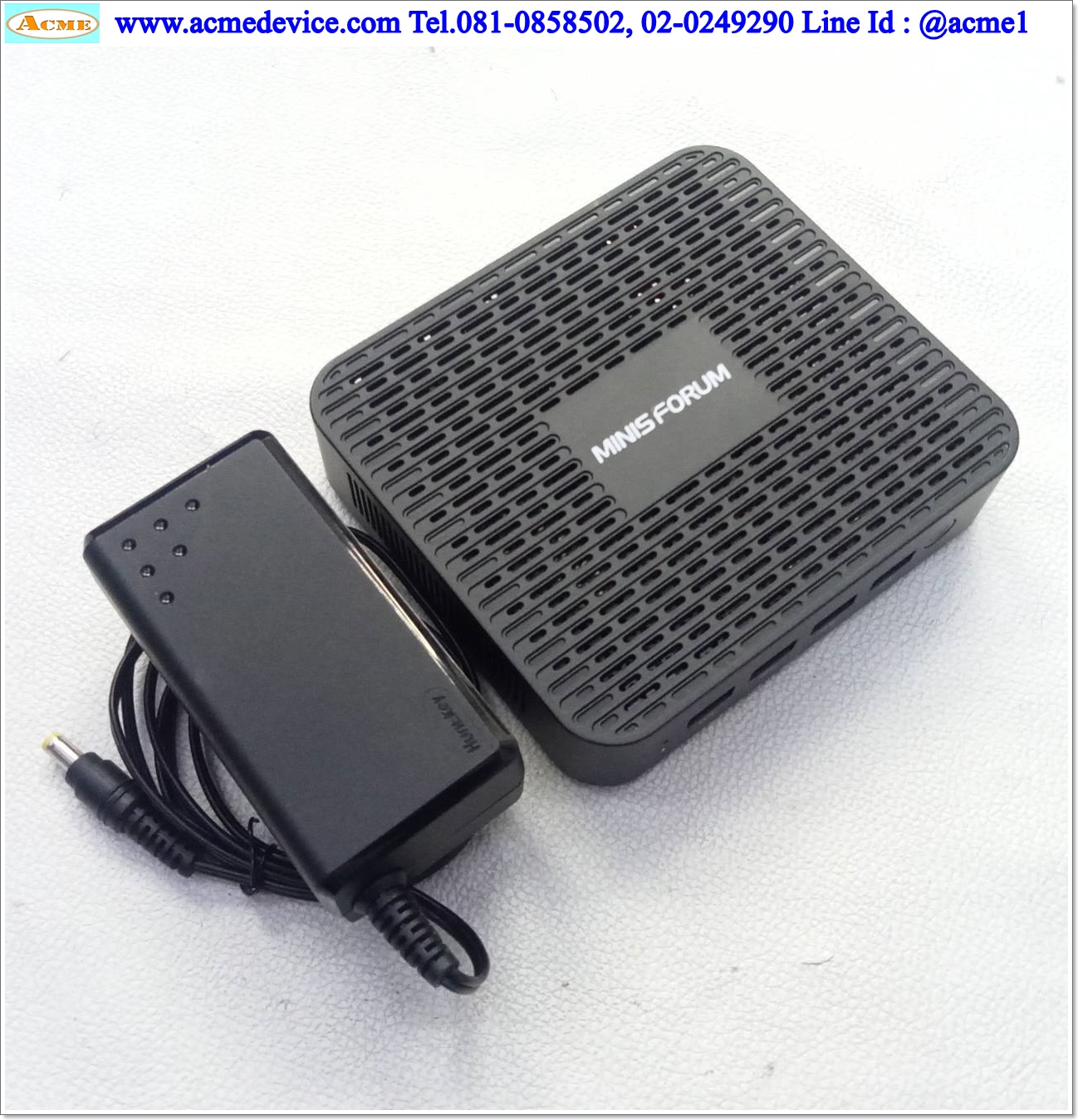 Computer Mini PC MINISFORUM รุ่น GK41, Intel Celeron J4125 CPU @ 2.00GHz, RAM 8GB, GPU UHD Graphics 600, Windows 10 Pro