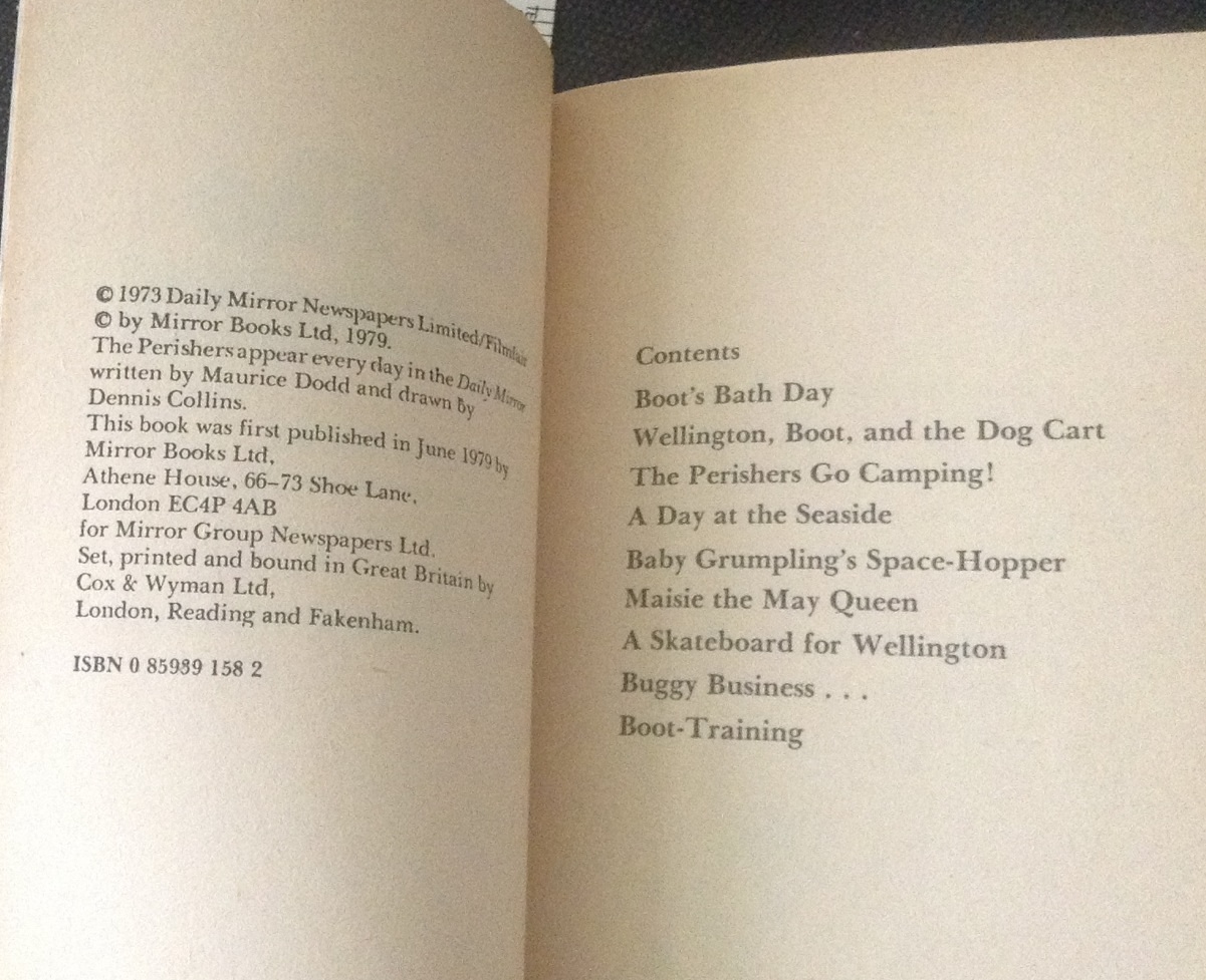 Here come the perishers ราคา 135