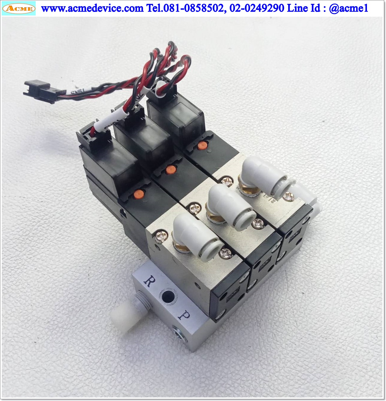Solenoid Valve SMC รุ่น VZ512-5LZ-01, 3/2, 24Vdc
