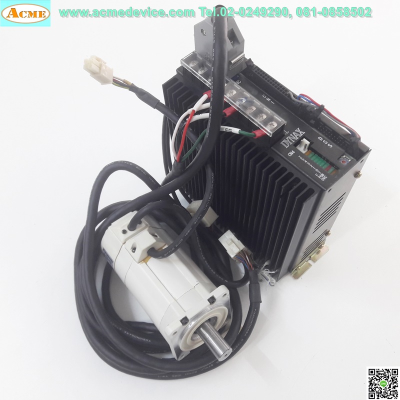 Servo Drive DYNAX รุ่น Atom R/400V4 & Motor Panasonic MSMA042A1A, 400W