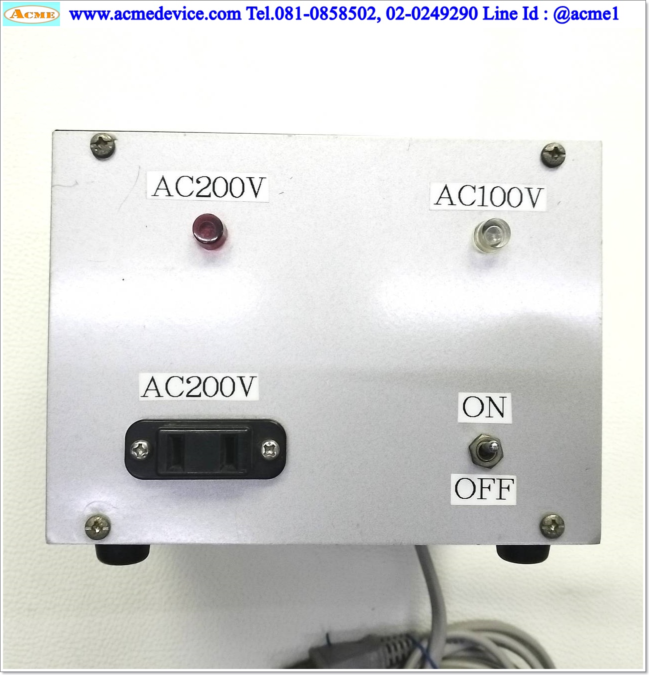 Transformer Yamanaka รุ่น ???, Pri. 100V, Sec. 200V