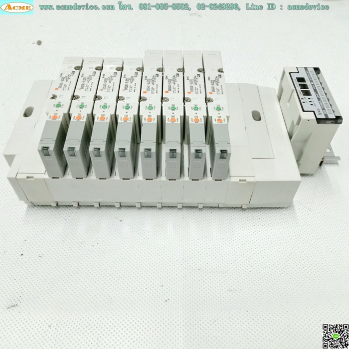 Solenoid Valve SMC รุ่น SX5240-5L0ZD(4)+ SX5540-5LL0ZD(4)+CC-Link EX122-SMJ1, 2 คอยส์, 24Vdc