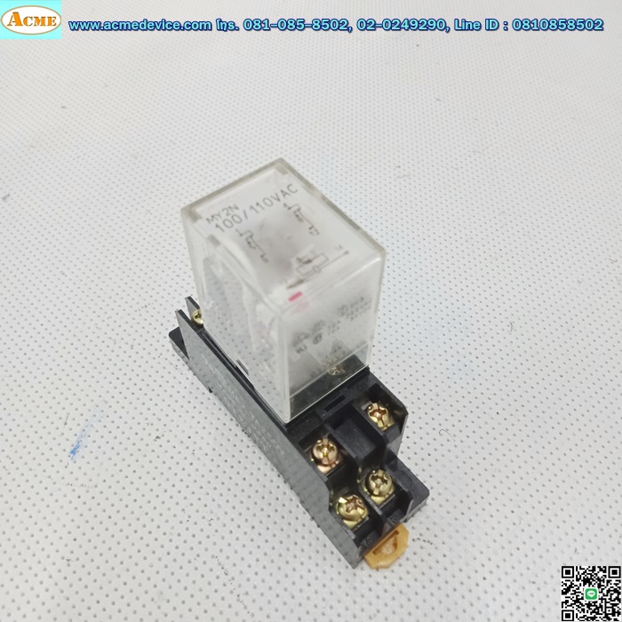 Relay Omron รุ่น MY2N, 100/110VDC (สินค้ามือสอง)
