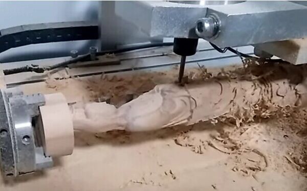 HV-6040 4 Axis Mini CNC Router Machine for Wood, Acrylic, Craftman, Hobby and Workshop (1500W/2200W)