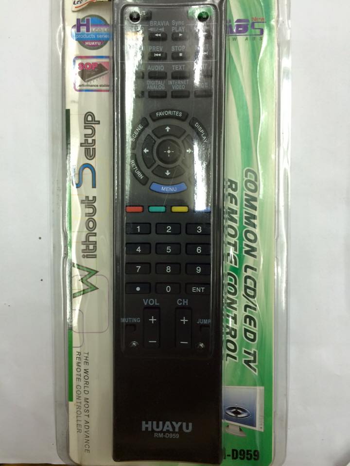 รีโมทรวมทีวี Sony ใช้ได้ทุกรุ่น รุ่นD959