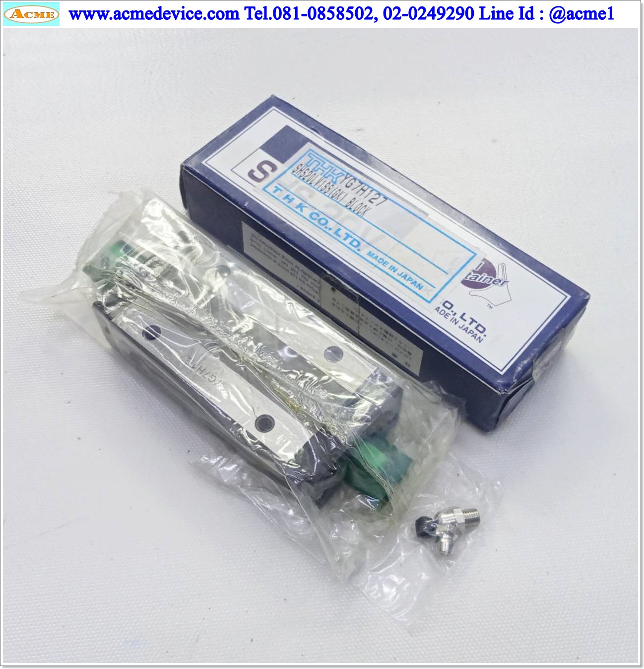 Linear Block THK รุ่นSHS20LV1SS(GK), ร่อง 20 mm, ขนาด 44 mm.x 79 mm.x 25 mm.