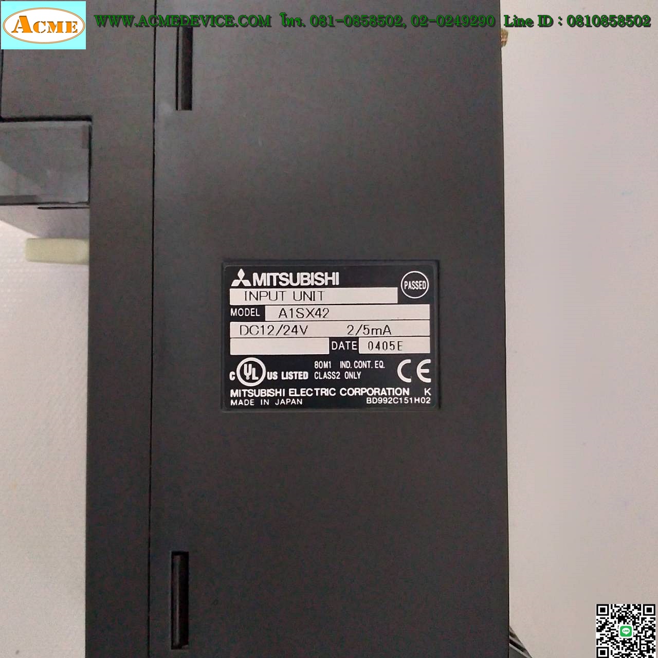 PLC Mitsubishi รุ่น A1SX42, Input Unit