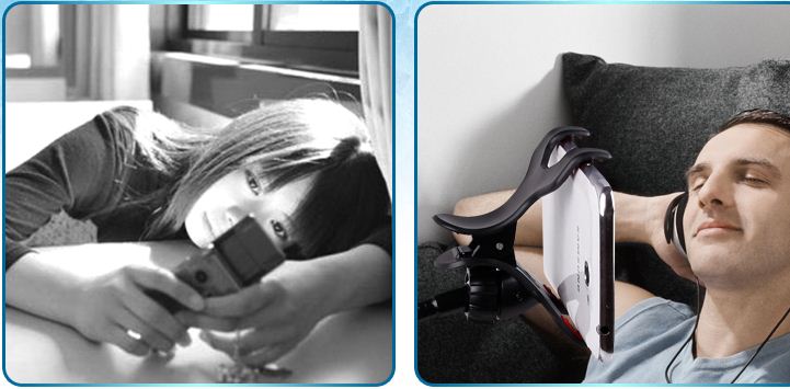 ที่หนีบ/ยึด มือถือ SmartPhone สีชมพู